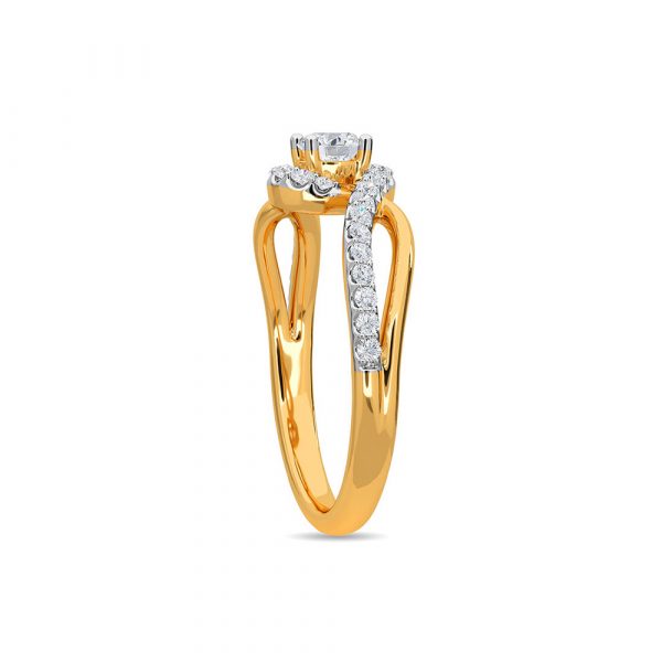 Real Diamond Jewellery Gold Diamond Ring - Imagen 2
