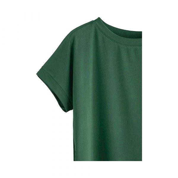 Women Solid Round Neck Cotton  T-Shirt - Imagen 11