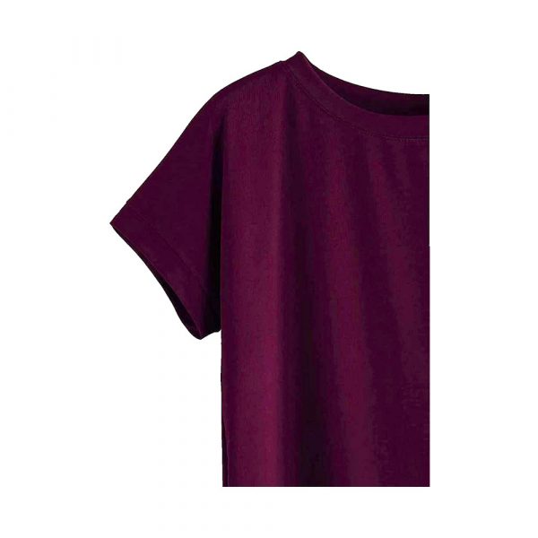 Women Solid Round Neck Cotton  T-Shirt - Imagen 15