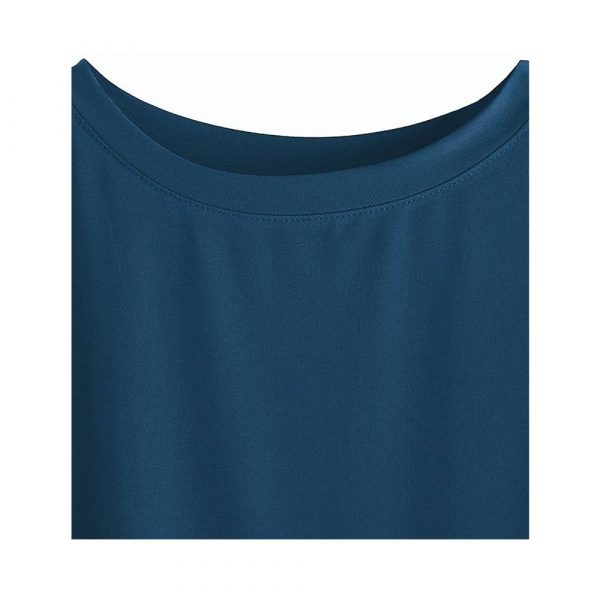 Women Solid Round Neck Cotton  T-Shirt - Imagen 8